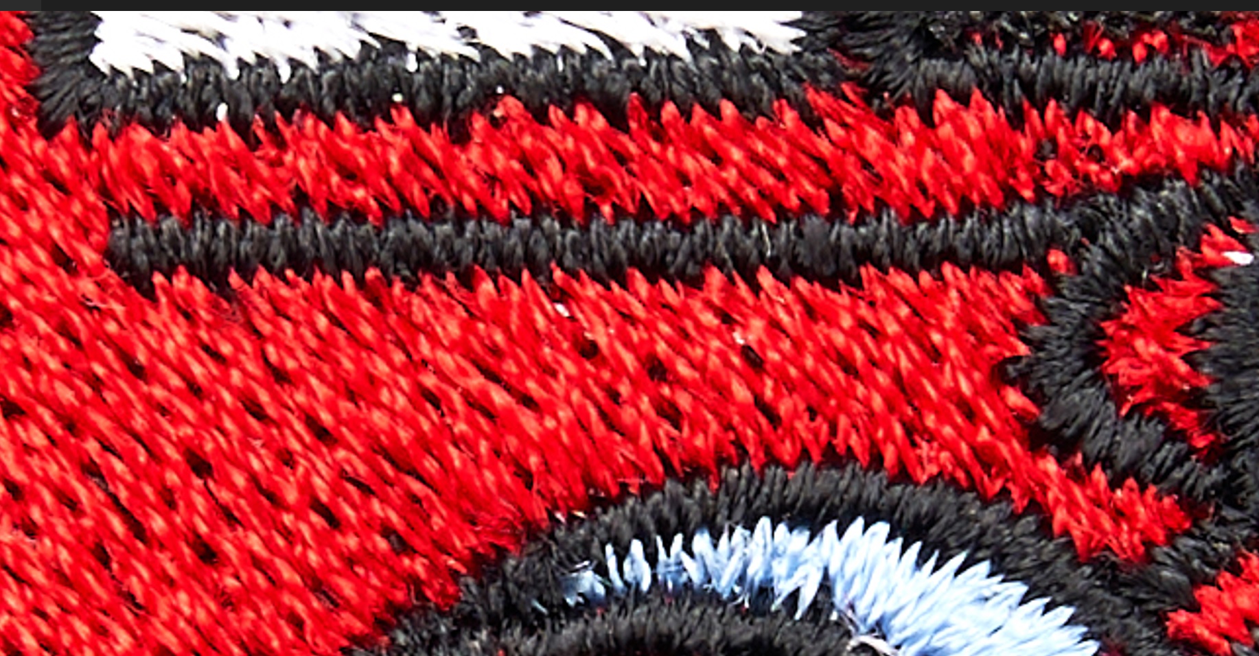 vyšívaná krajka - detail